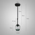 Подвесной светильник Imperium Loft Adel-One L1 Green Black 212798-26