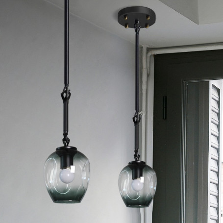 Подвесной светильник Imperium Loft Adel-One L1 Green Black 212798-26
