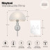 Настенный светильник Maytoni Prima Z034WL-01CH