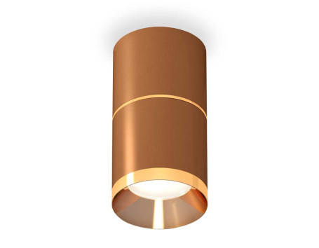 Комплект накладного светильника Ambrella light Techno Spot XS7404061 SCF/PYG кофе песок/золото желтое полированное (C7404, A2072, C7404, N7034)