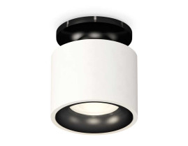 Комплект накладного светильника Ambrella light Techno Spot XS7510061 SWH/PBK белый песок/черный полированный (N7926, C7510, N7011)