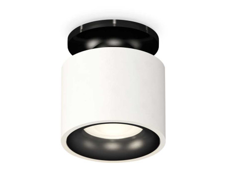 Комплект накладного светильника Ambrella light Techno Spot XS7510061 SWH/PBK белый песок/черный полированный (N7926, C7510, N7011)