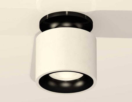 Комплект накладного светильника Ambrella light Techno Spot XS7510061 SWH/PBK белый песок/черный полированный (N7926, C7510, N7011)