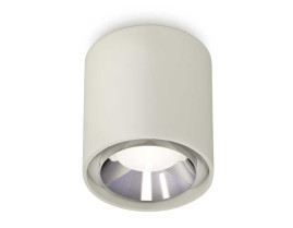 Комплект накладного светильника Ambrella light Techno Spot XS7724003 SGR/PSL серый песок/серебро полированное (C7724, N7032)