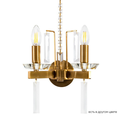 Бра Crystal Lux Marron AP2 Brass