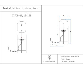 Торшер Kink Light Лорейн 07708-1F,19(16)