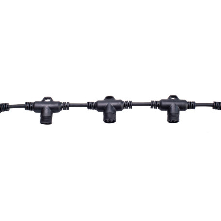 Провод-шина для гирлянд Uniel UCX-F90 T20/2M/BK UL-00013217