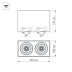 Потолочный светодиодный светильник Arlight SP-Cubus-S100x200-2x11W Warm3000 023085(2)