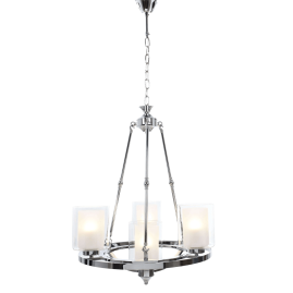 Подвесная люстра Lumina Deco Santini LDP 1220-4 CHR+WT