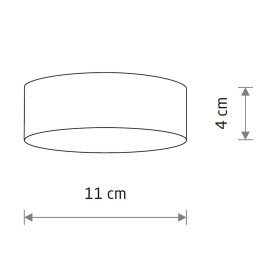 Потолочный cветильник Nowodvorski Lid Round Led Black 10406