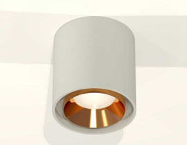Комплект накладного светильника Ambrella light Techno Spot XS7724004 SGR/PYG серый песок/золото желтое полированное (C7724, N7034)