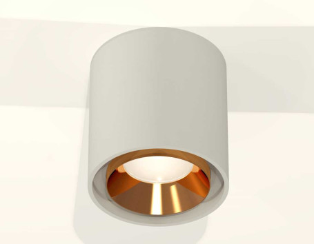 Комплект накладного светильника Ambrella light Techno Spot XS7724004 SGR/PYG серый песок/золото желтое полированное (C7724, N7034)