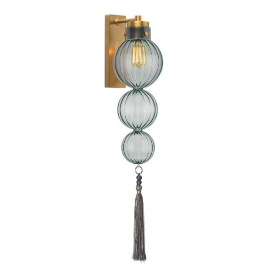 Бра Loft-Concept Heathfield Lighting латунь+голубой 44.772-0 27876