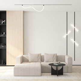 Трековый светодиодный светильник Denkirs Smart Ray DK8065-BK