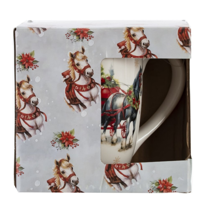 Кружка &quot;Лошадь&quot;, 320 мл, L12 W8 H10 см