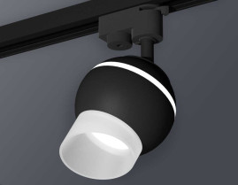 Комплект трекового светильника Ambrella light Track System XT1102073 SBK/FR черный песок/белый матовый (A2521, C1102, N7175)