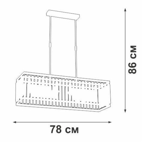 Подвесная люстра Vitaluce V5881-8/6PL