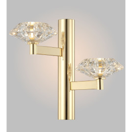Бра Crystal Lux Rebeca AP2 Gold