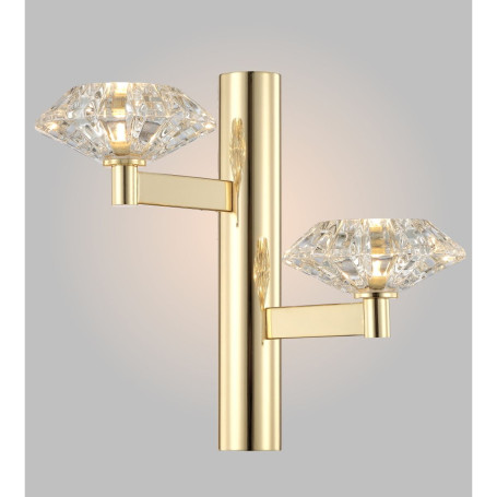 Бра Crystal Lux Rebeca AP2 Gold