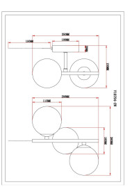 Бра Moderli Renny V10794-2W