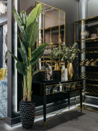 Зеркало прямоугольное в золотой раме