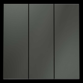 Клавиши для выключателя/переключателя трехклавишного, S70 (титан) Voltum VLS000506