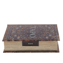 Шкатулка-книга с кодовым замком, L17,5 W7 H27 см (785387)