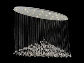 Подвесная люстра Newport 8230/140 С oval white clear М0071679