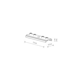 Крепление для магнитных треков Nowodvorski Connector Silver 10171