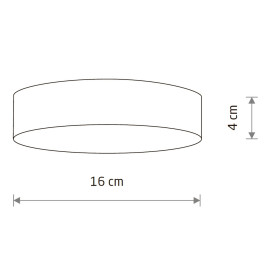 Потолочный cветильник Nowodvorski Lid Round Led Black 10407