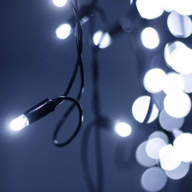 Уличная светодиодная гирлянда Ardecoled бахрома 230V белый ARD-Edge-Classic-2400X600-Black-88Led-Flash White 026012