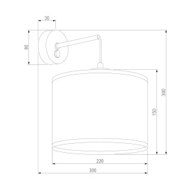 Бра TK Lighting 6858 Juta