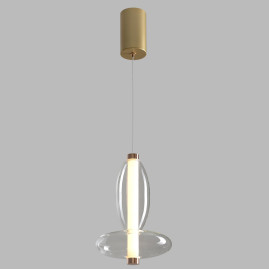 Подвесной светодиодный светильник Crystal Lux Quasar SP10W Led Transparent