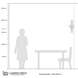 Настенный светильник Lumina Deco Marsiada LDW 6033-5 F.GD