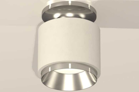 Комплект накладного светильника Ambrella light Techno Spot XS7510080 SWH/PSL белый песок/серебро полированное (N7927, C7510, N7032)