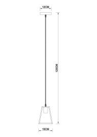 Подвесной светильник Arte Lamp Brussels A8030SP-1WH