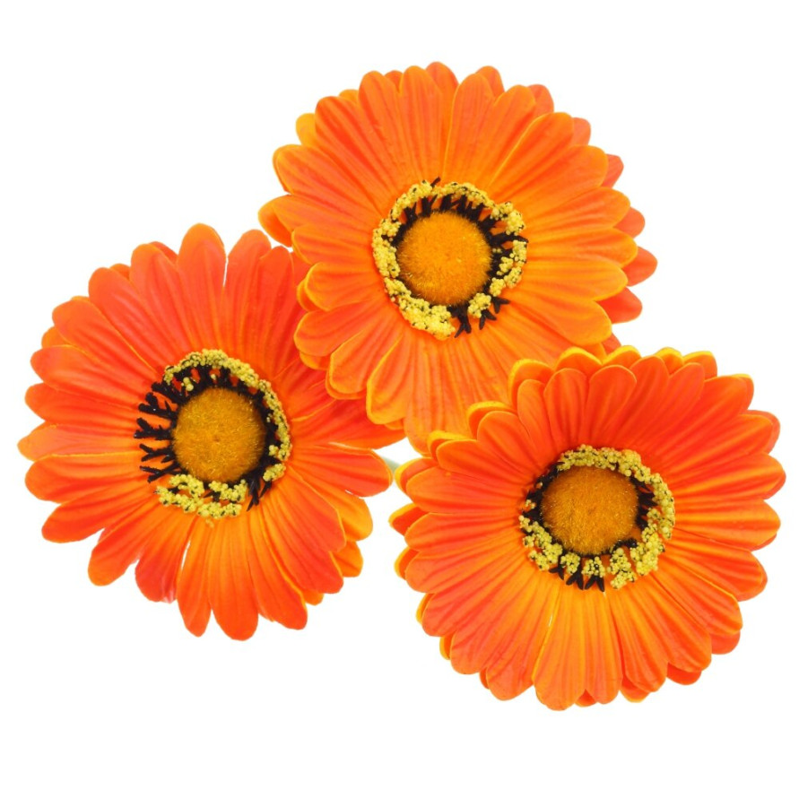 Цветы искусственные &quot;Букет Гербер&quot; (Real Touch), L12 W12 H33 см