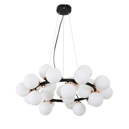 Подвесная люстра Lumina Deco Marsiada LDP 6033-25 BK+MD