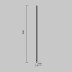 Шинопровод 1,5м вертикальный Maytoni Technical ARITY Busbar trunkings Arity TRX234-V-1.5B