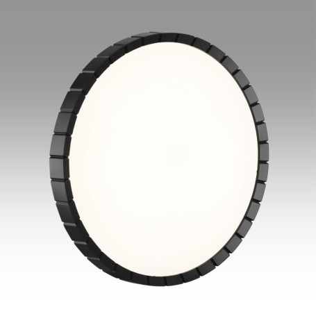 Настенно-потолочный светодиодный светильник Sonex Pale Atabi Black 7649/DLN