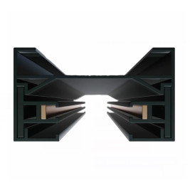 Шинопровод FerGipps 2м 2TRA Black 2000x34x20 mm 220V черный 2TRA УТ000001890