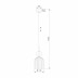 Подвесной светильник TK Lighting 11146  Sophia Green Cognac a071832