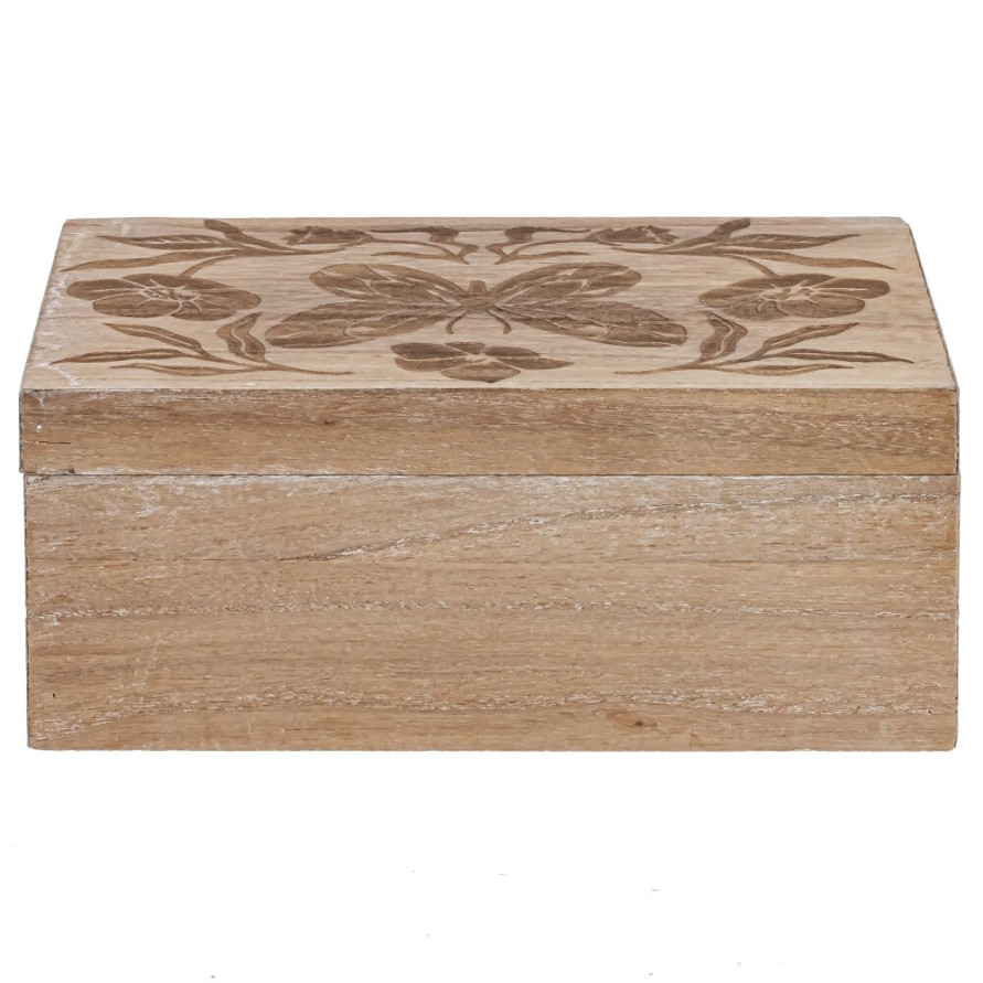 Набор из 2-х шкатулок, L20 W13 H8,5 см