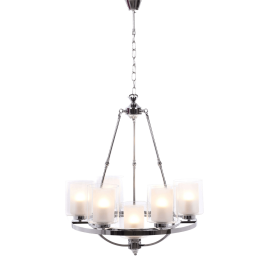 Подвесная люстра Lumina Deco Santini LDP 1220-7 CHR+WT