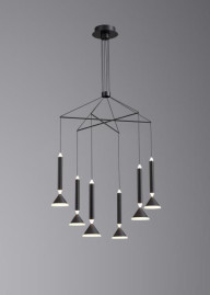 Люстра подвесная Alfa Light F3024-43 BLACK