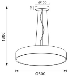 Подвесной светодиодный светильник Deko-Light Menkar 342205