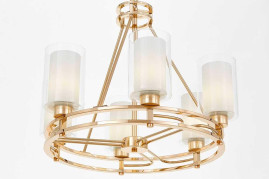 Подвесная люстра Lumina Deco Marietta LDP 8025-6 F.GD+WT