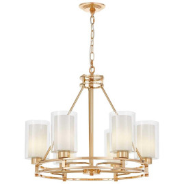 Подвесная люстра Lumina Deco Marietta LDP 8025-6 F.GD+WT