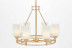 Подвесная люстра Lumina Deco Marietta LDP 8025-6 F.GD+WT