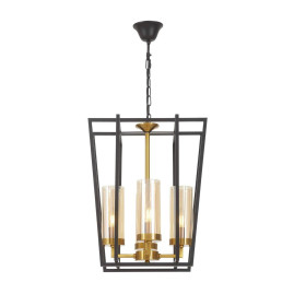 Подвесная люстра Lumina Deco Afres LDP 1246-4 BK+MD